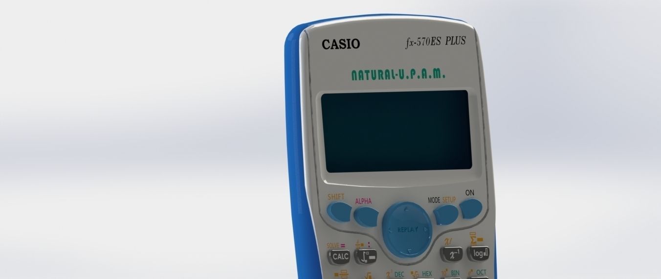 Casio Calculator Free 3D model_2