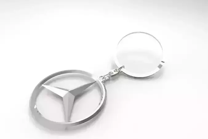 Mercedes Key Ring Free 3D model