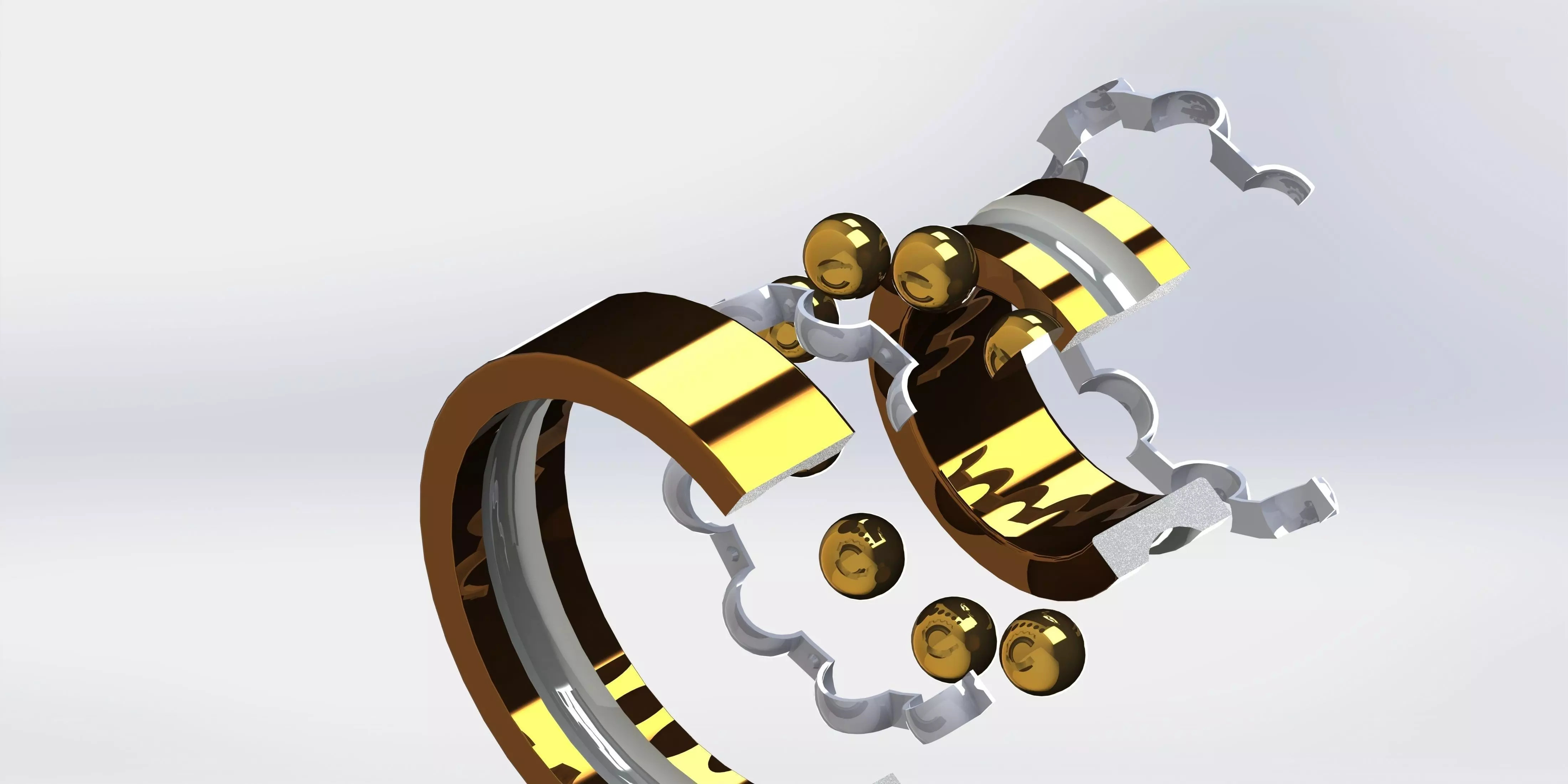 Bearing cylindrical roller Free 3D model