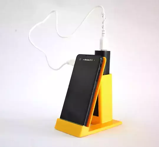 Sony Xperia SX phone and powerbank holder Free 3D print model