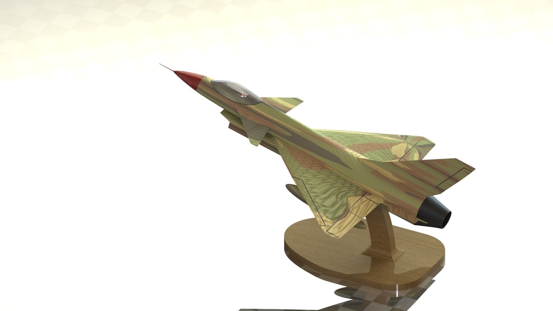 Chengdu J-10 Vigorous Dragon 3D print model_6