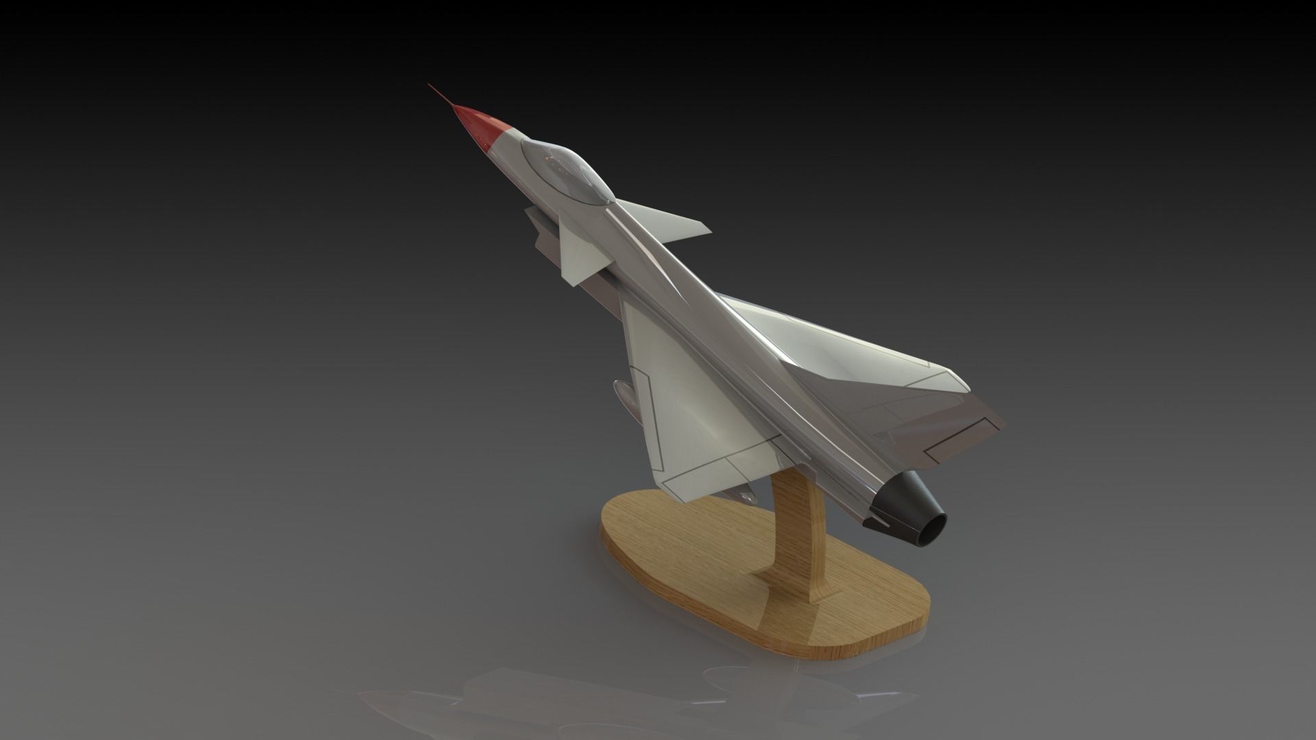 Chengdu J-10 Vigorous Dragon 3D print model_4