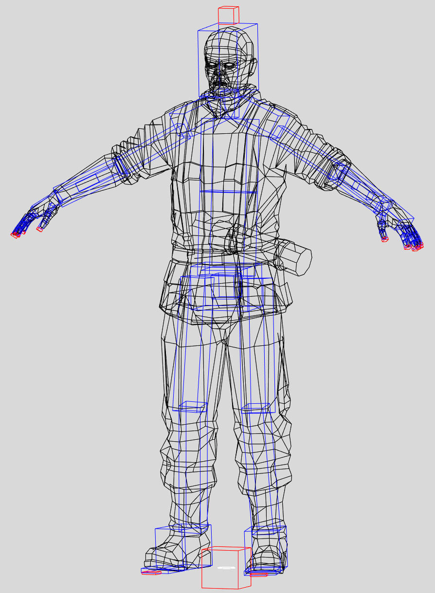 WWII Nazi Soldier Low-poly 3D model_26