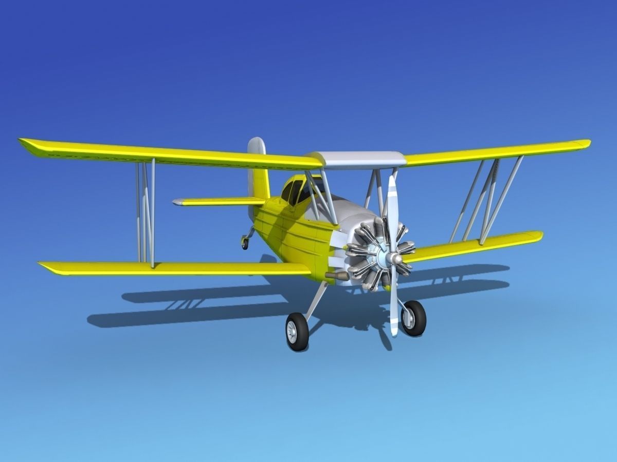Grumman G-164 AgCat V01 3D model_3
