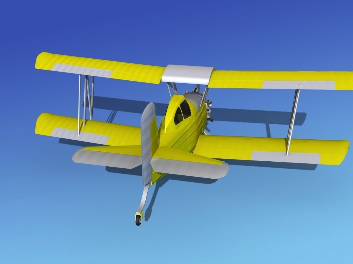 Grumman G-164 AgCat V01 3D model_8