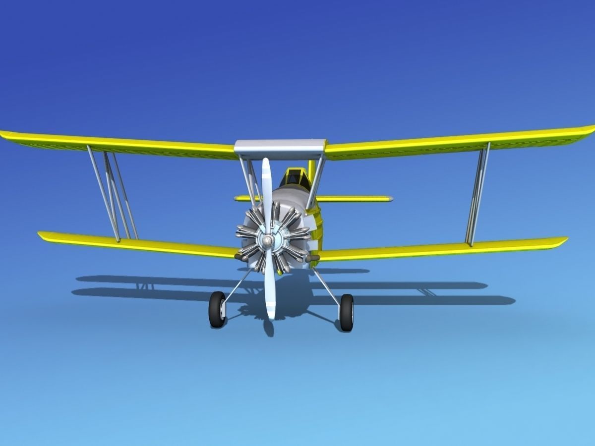 Grumman G-164 AgCat V01 3D model_2