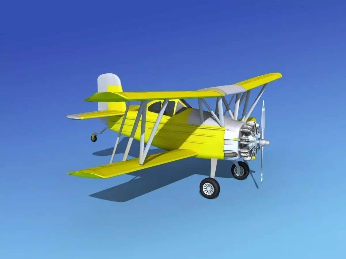 Grumman G-164 AgCat V01 3D model_0