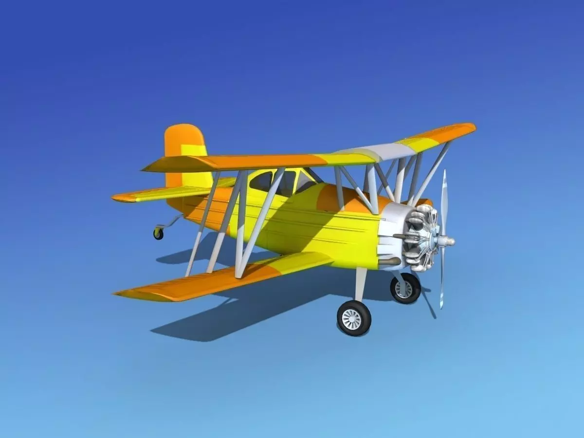 Grumman G-164 AgCat V04 3D model_0