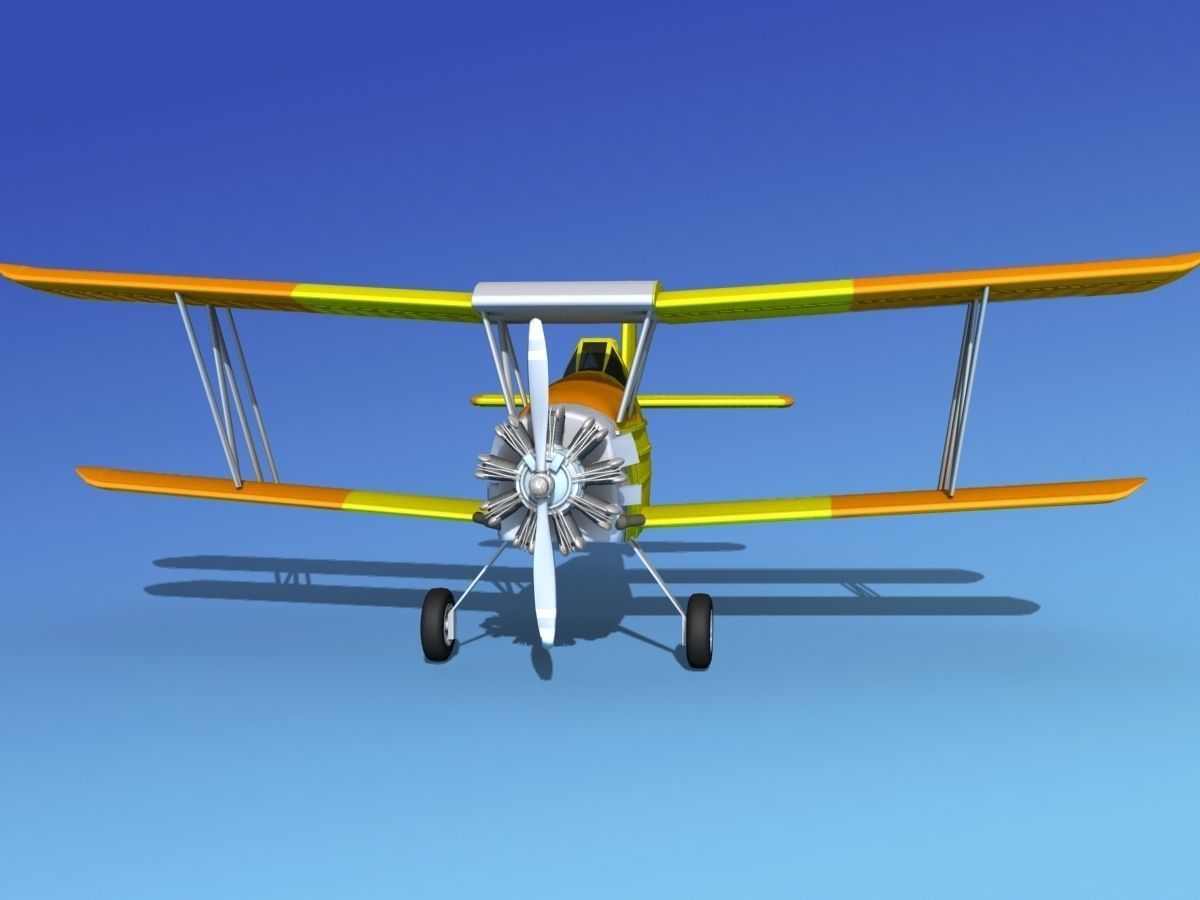 Grumman G-164 AgCat V04 3D model_2