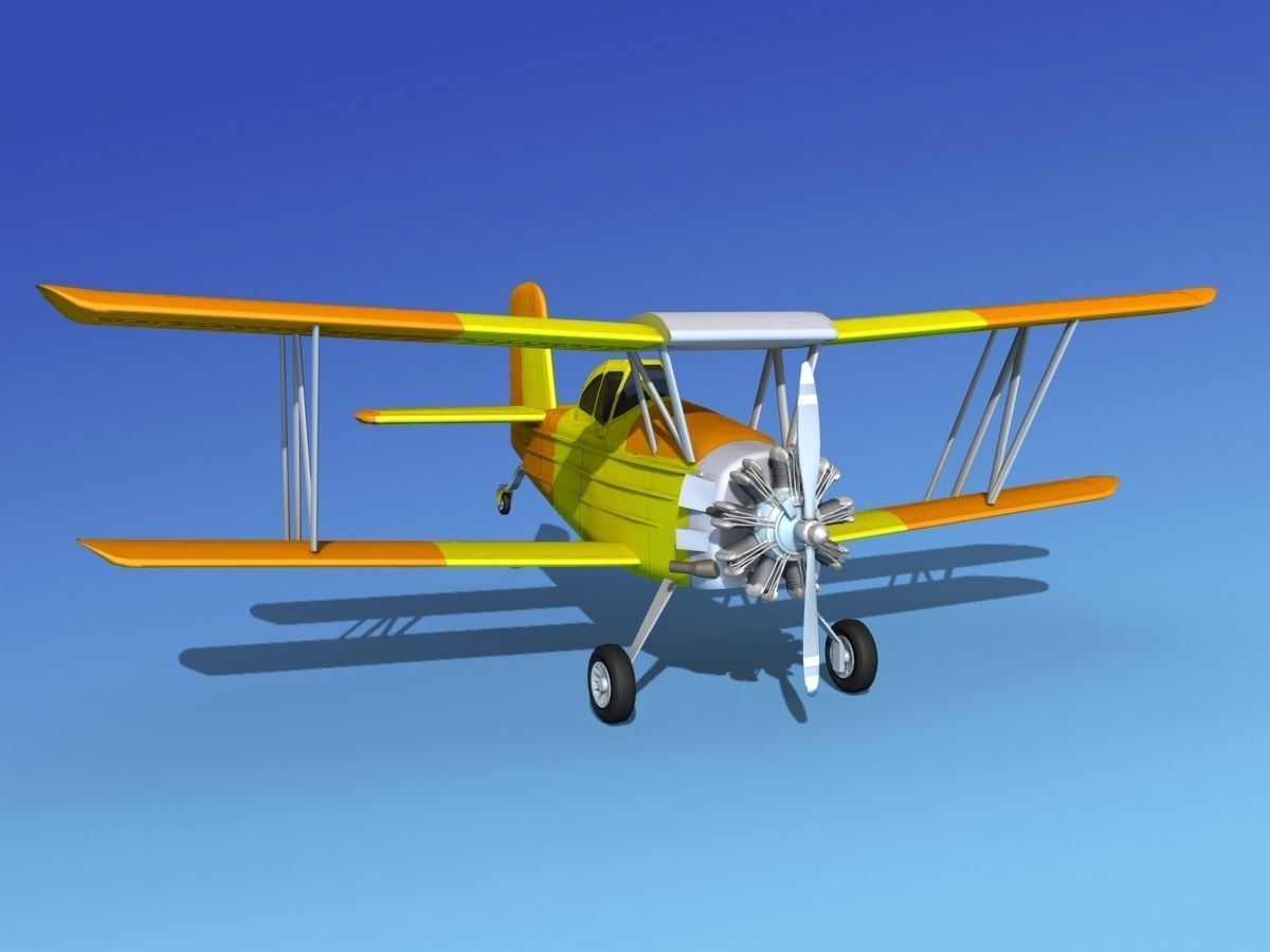 Grumman G-164 AgCat V04 3D model_3