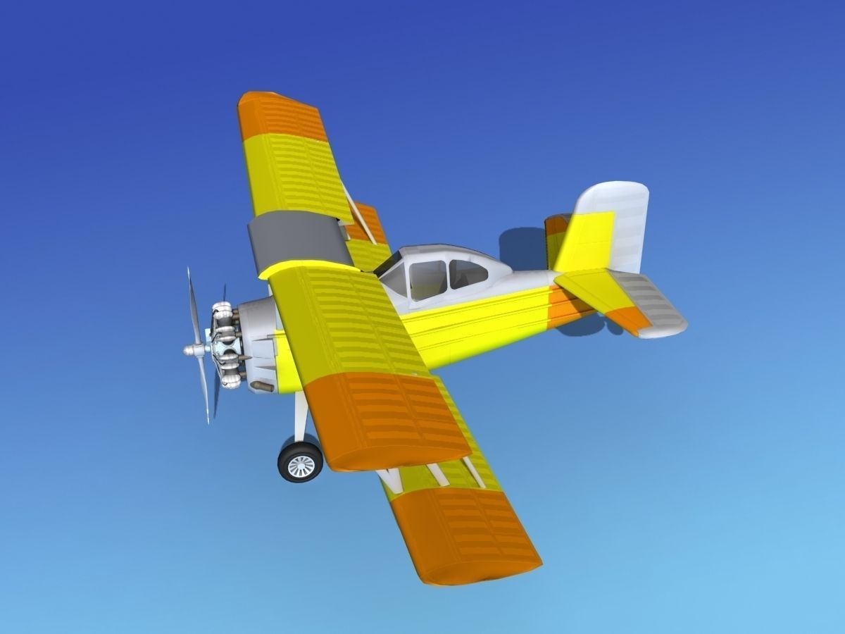 Grumman G-164 AgCat V05 3D model_8