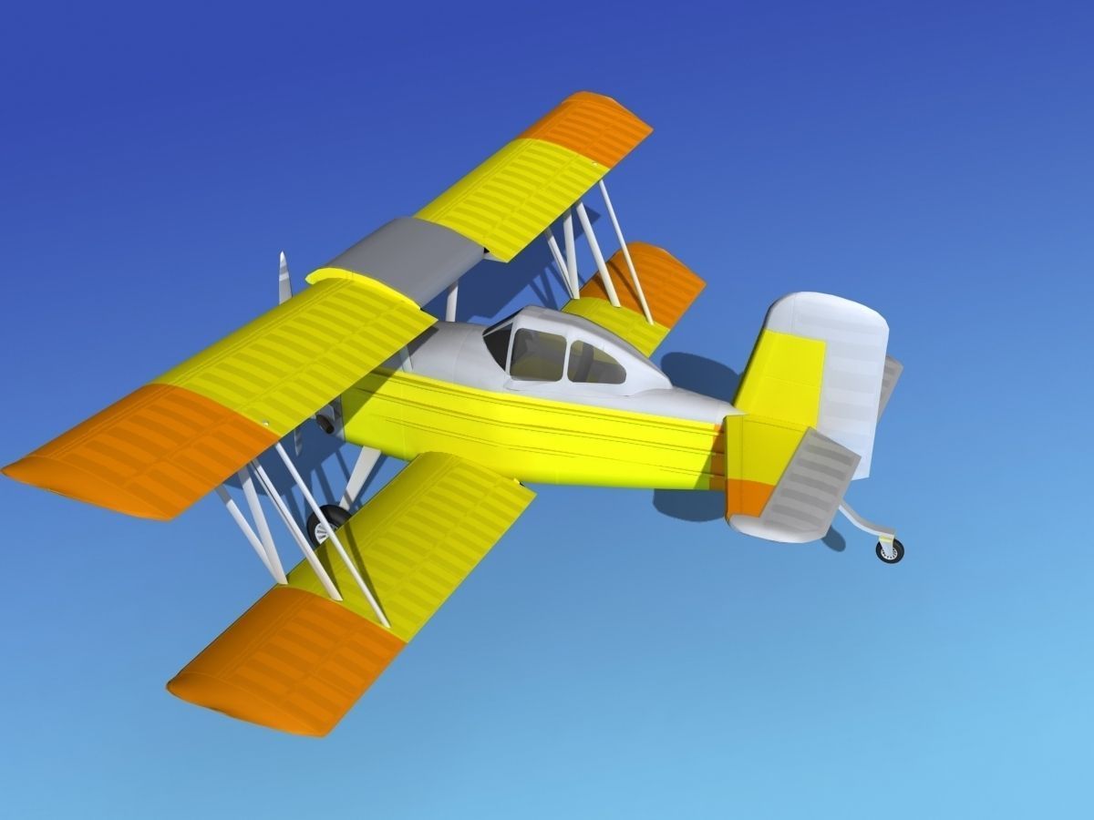 Grumman G-164 AgCat V05 3D model_9