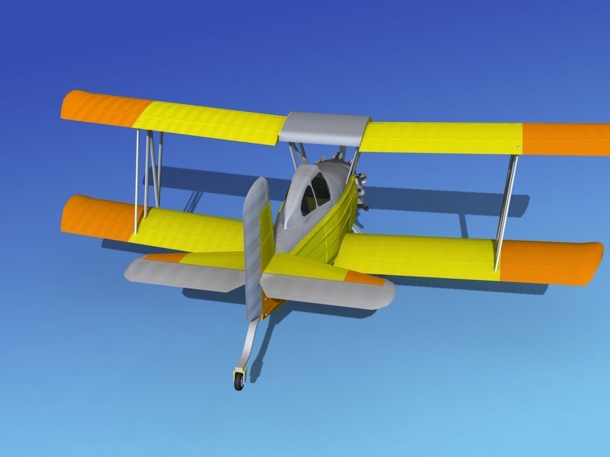 Grumman G-164 AgCat V05 3D model_6