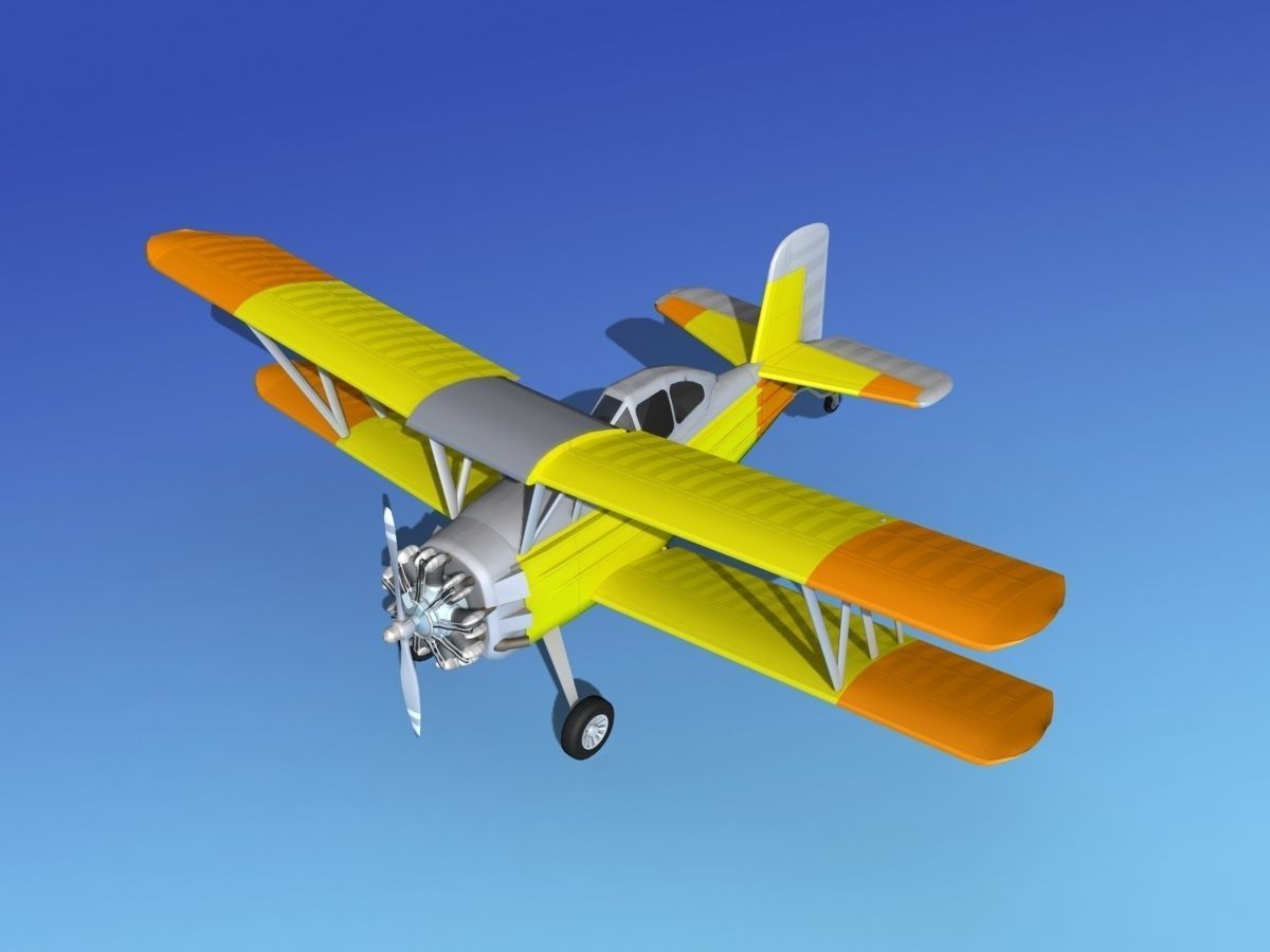 Grumman G-164 AgCat V05 3D model_10