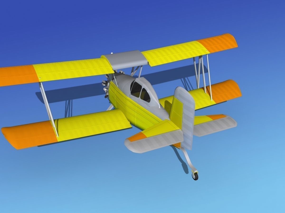 Grumman G-164 AgCat V05 3D model_7