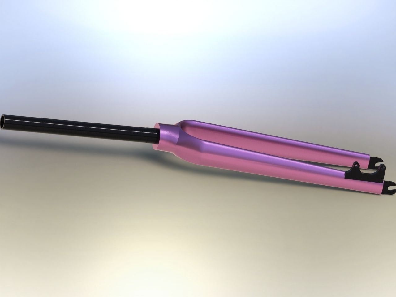 Bike fork 3D model_3