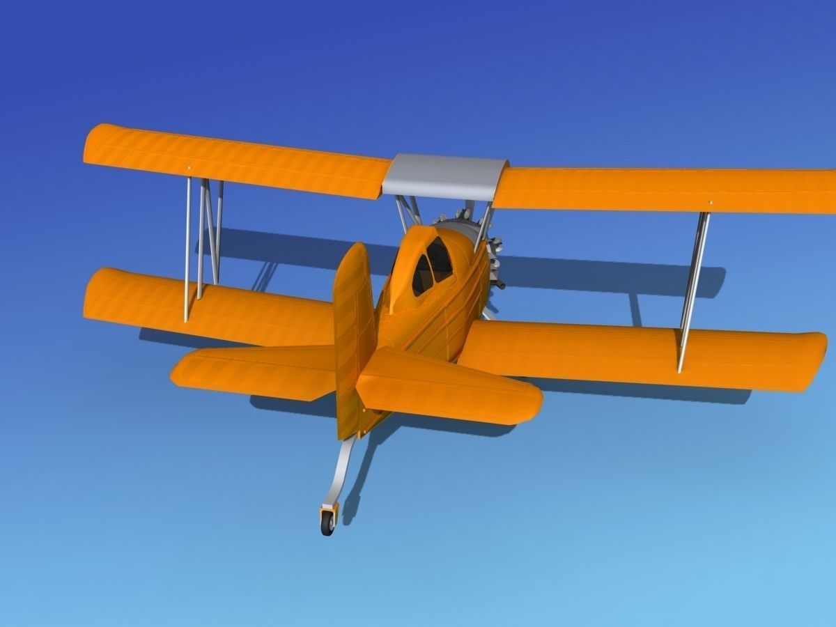 Grumman G-164 AgCat V07 3D model_8