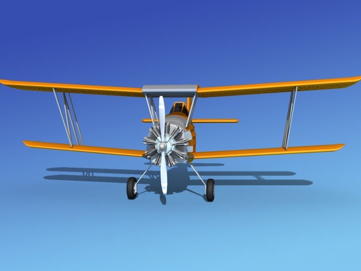 Grumman G-164 AgCat V07 3D model_3