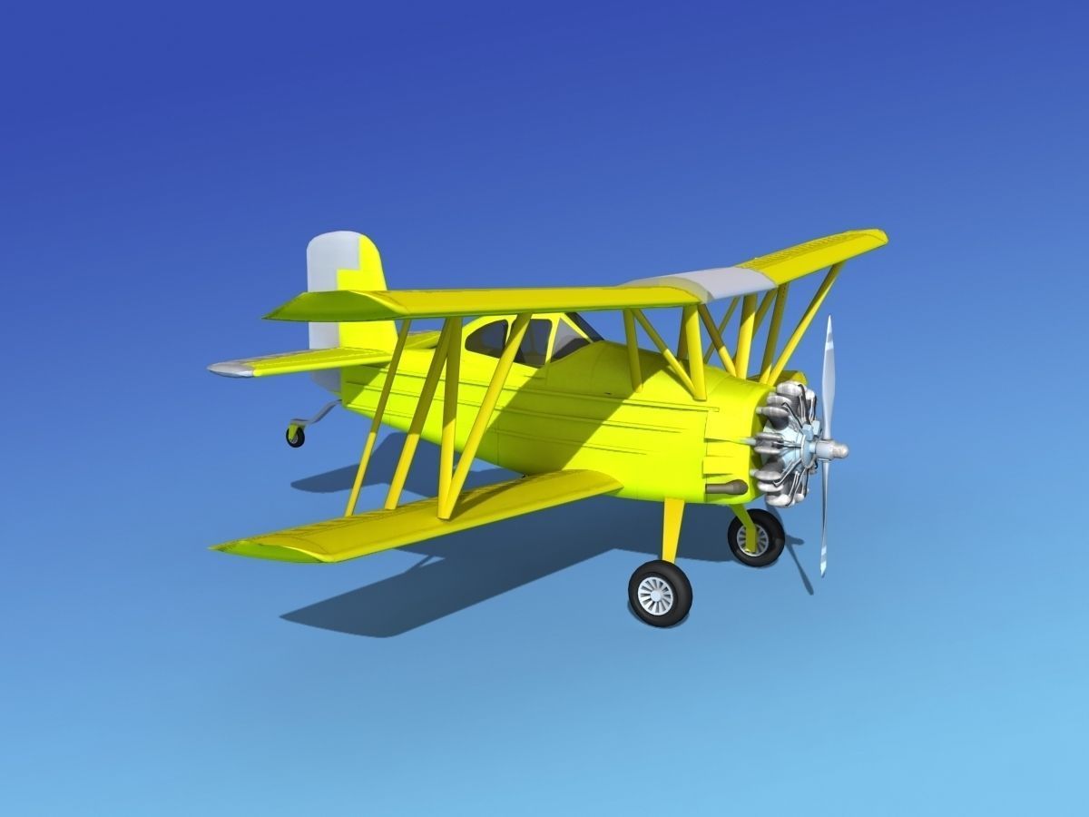 Grumman G-164 AgCat V09 Cropduster 3D model_4