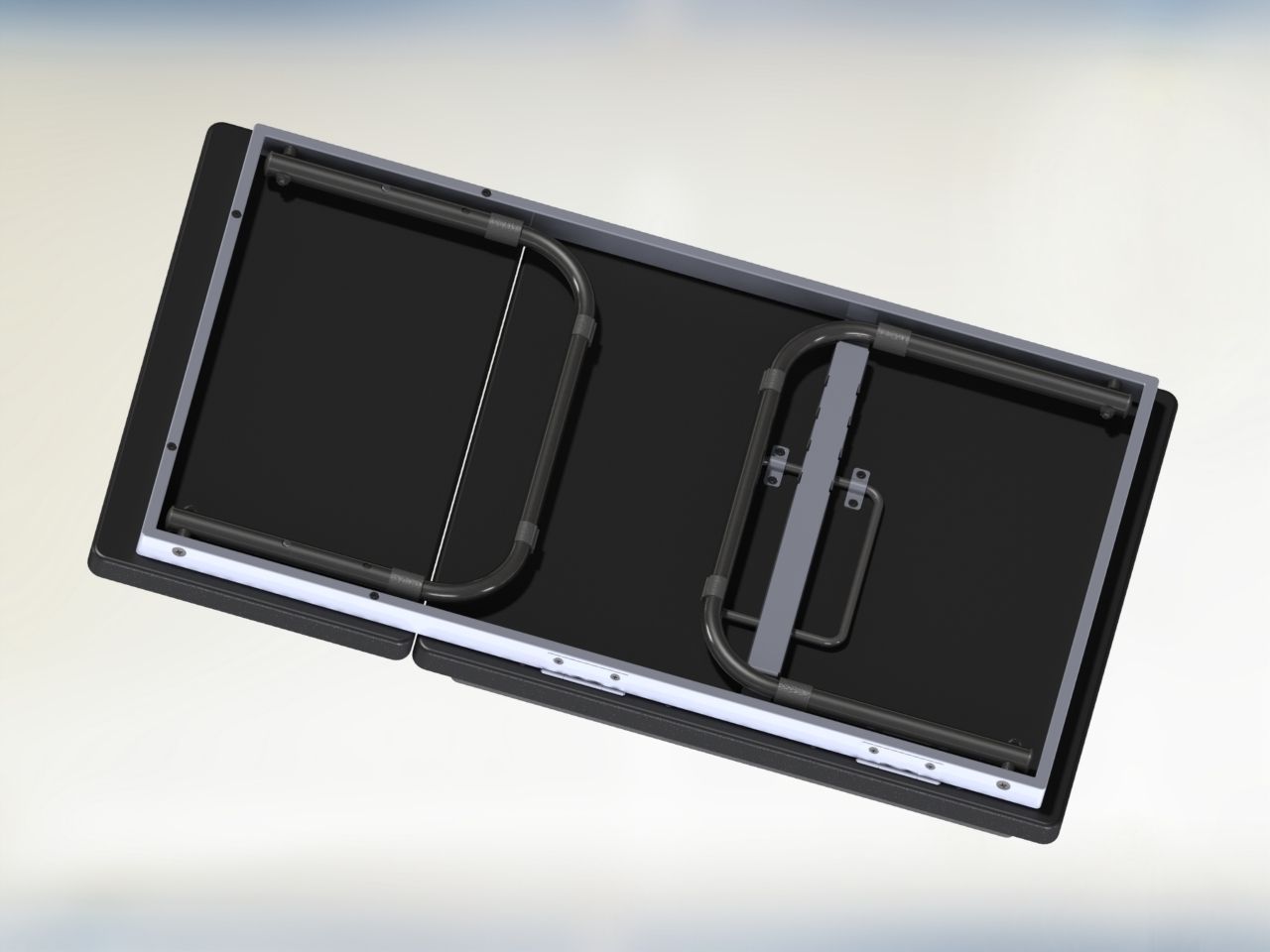 Adjustable Portable laptop table 3D model_3