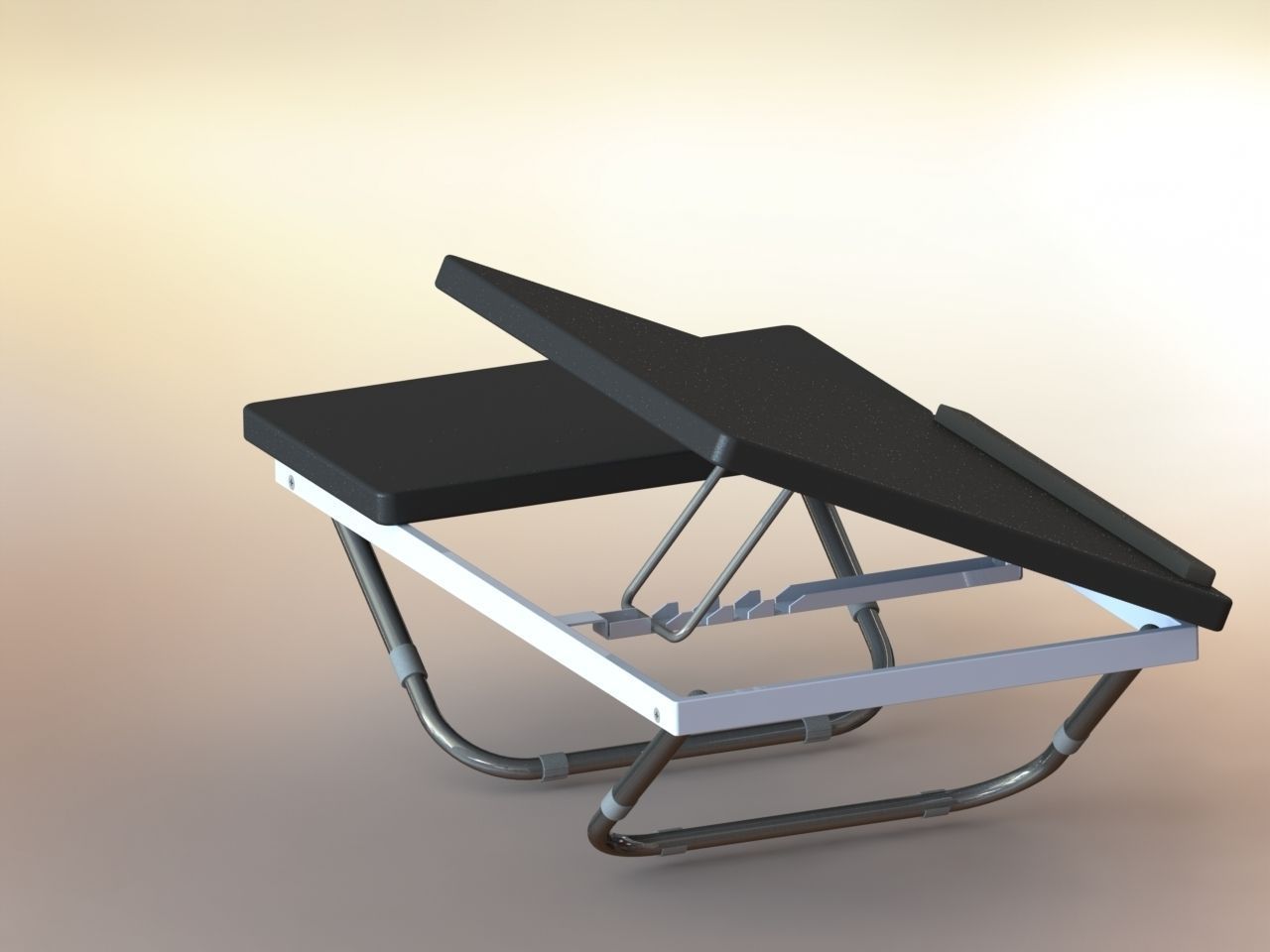Adjustable Portable laptop table 3D model_2