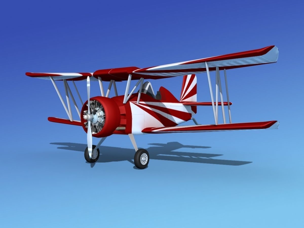 Grumman G-164 AgCat V16 Sport 3D model_1