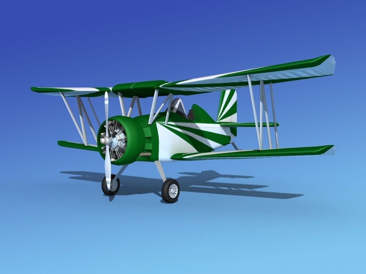 Grumman G-164 AgCat V18 Sport 3D model_1