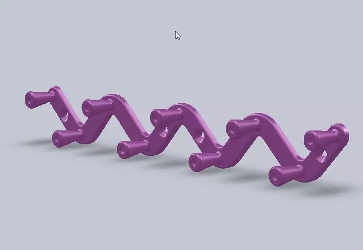 Belt rack 3D print model_0