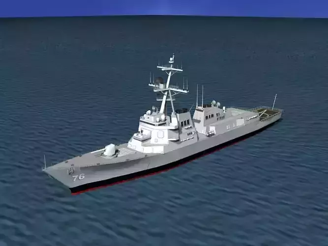 Burke Class Destroyer DDG 76 USS Higgens