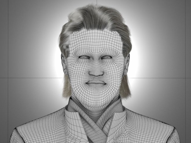 TRON Kevin Flynn 3D model_9