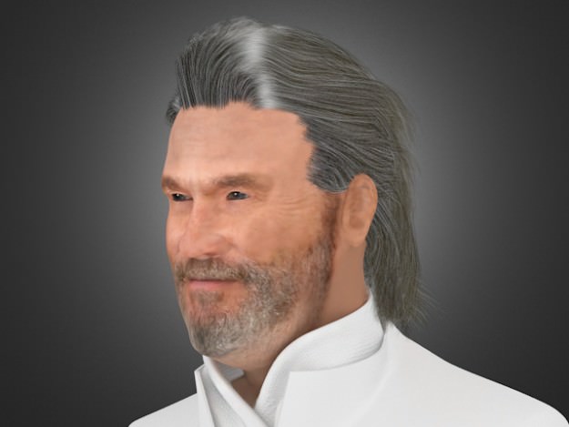 TRON Kevin Flynn 3D model_4