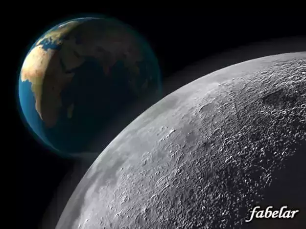 Earth Moon 3D model