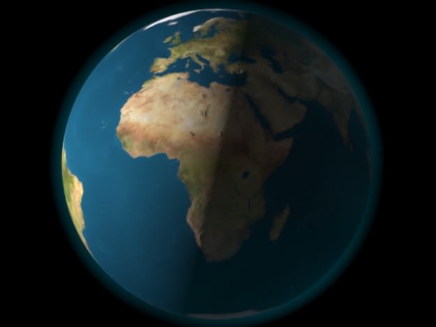 Earth Moon 3D model_5