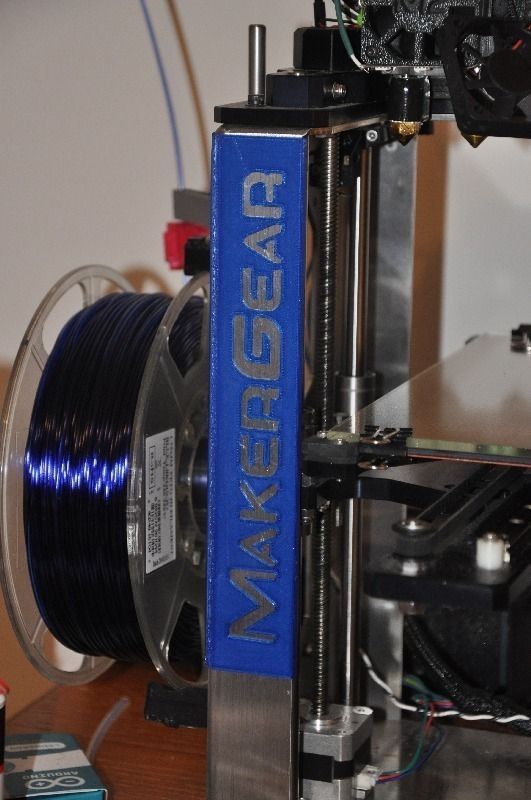 MakerGear M2 faceplate free 3D Model 3D printable .dxf .stl