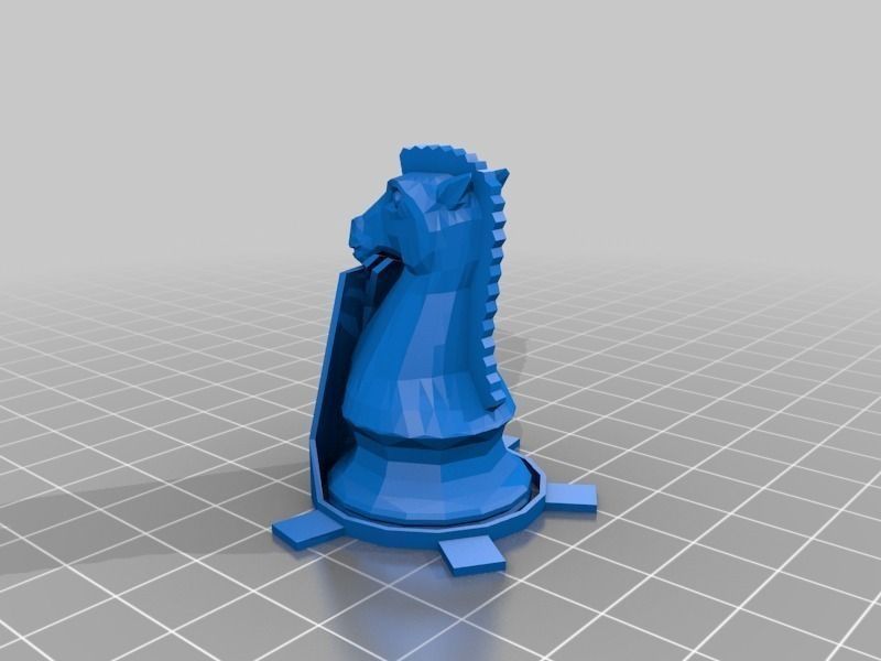 glChess Chess Set 2 Free 3D print model_10