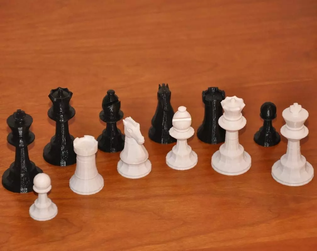 glChess Chess Set 2 Free 3D print model_0