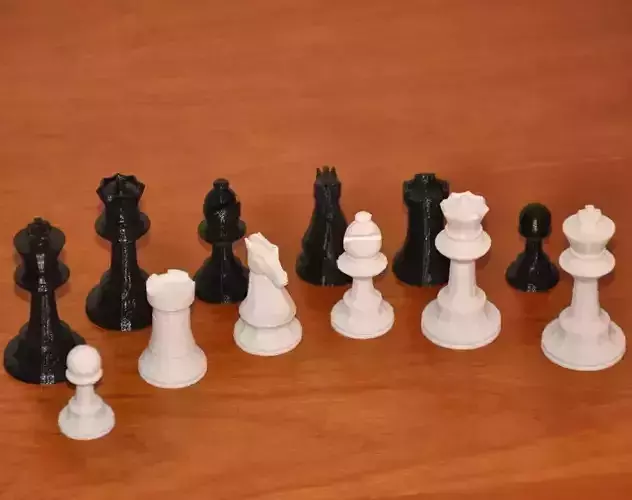 glChess Chess Set 2 Free 3D print model