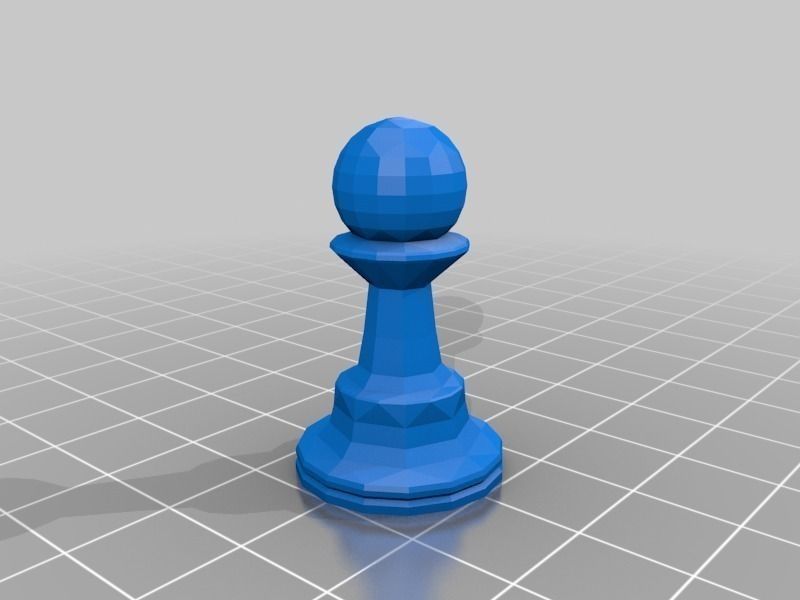glChess Chess Set 2 Free 3D print model_7