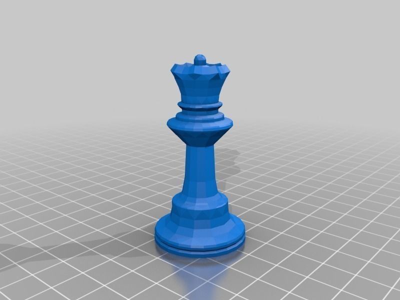 glChess Chess Set 2 Free 3D print model_5