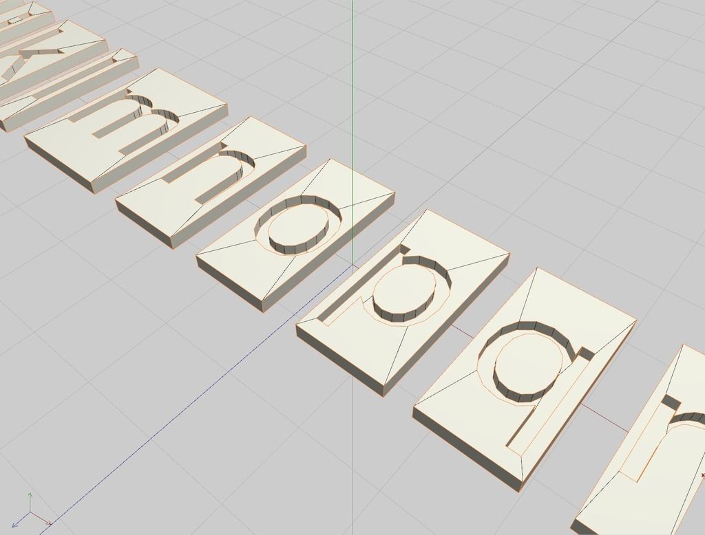 FreeSans Block Typeset Font Free 3D print model_3