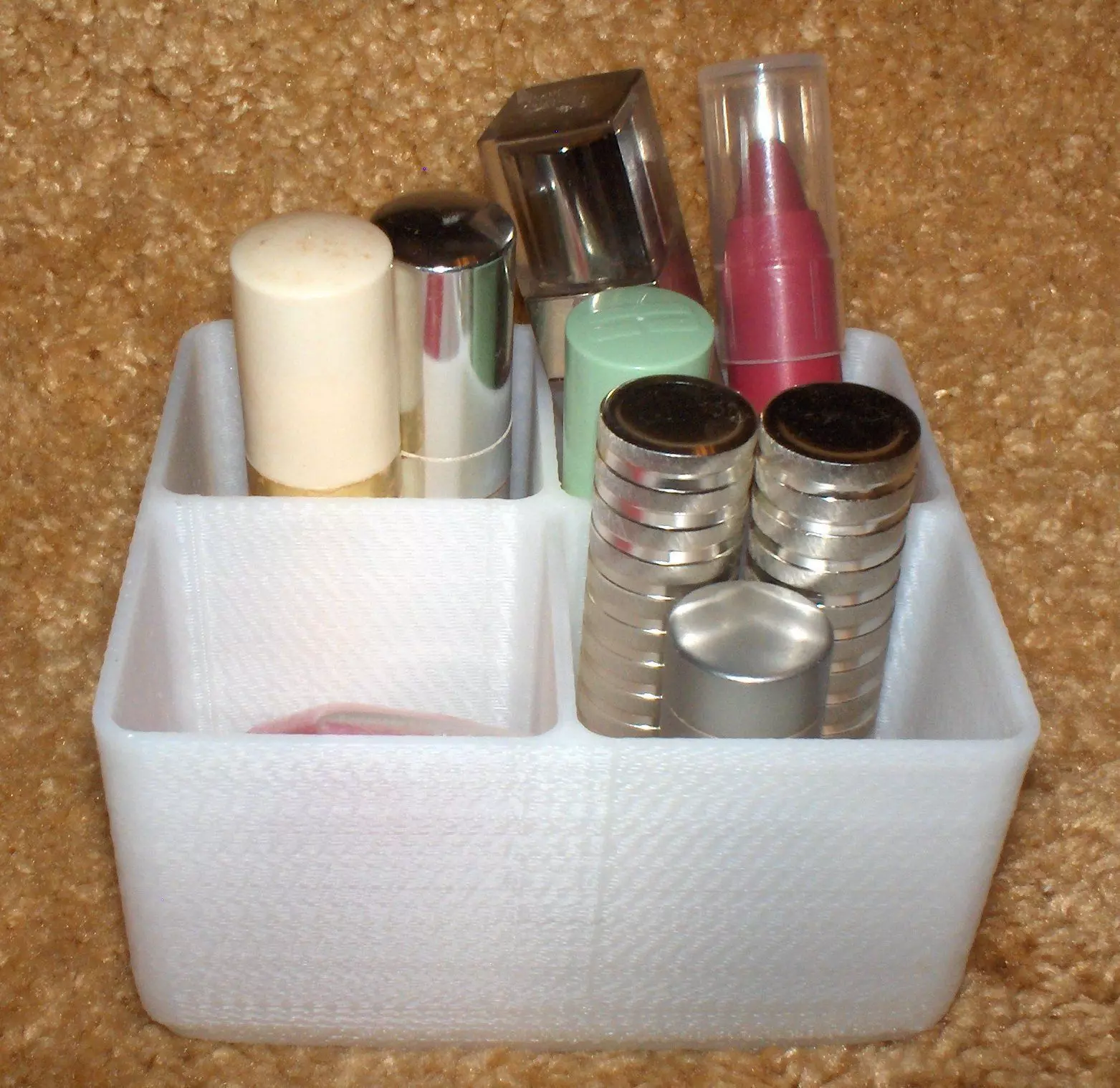 Custom sized Lipstick Holder Free 3D print model