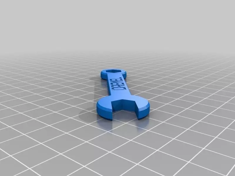 Dremel Wrench Free 3D print model_0