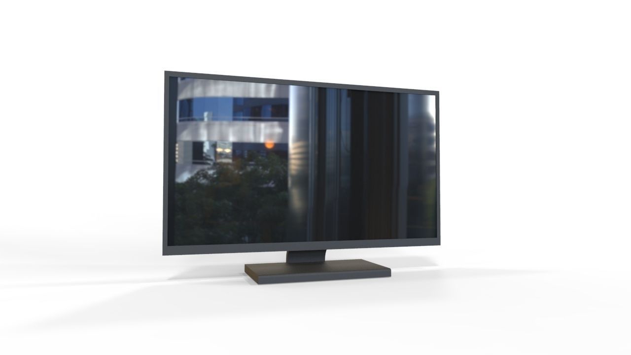 TV modeling Free 3D model_3