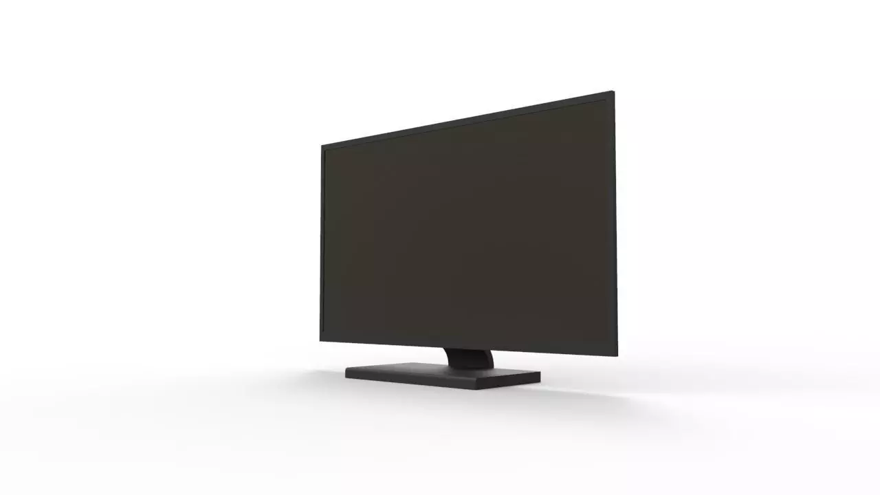 TV modeling Free 3D model_0