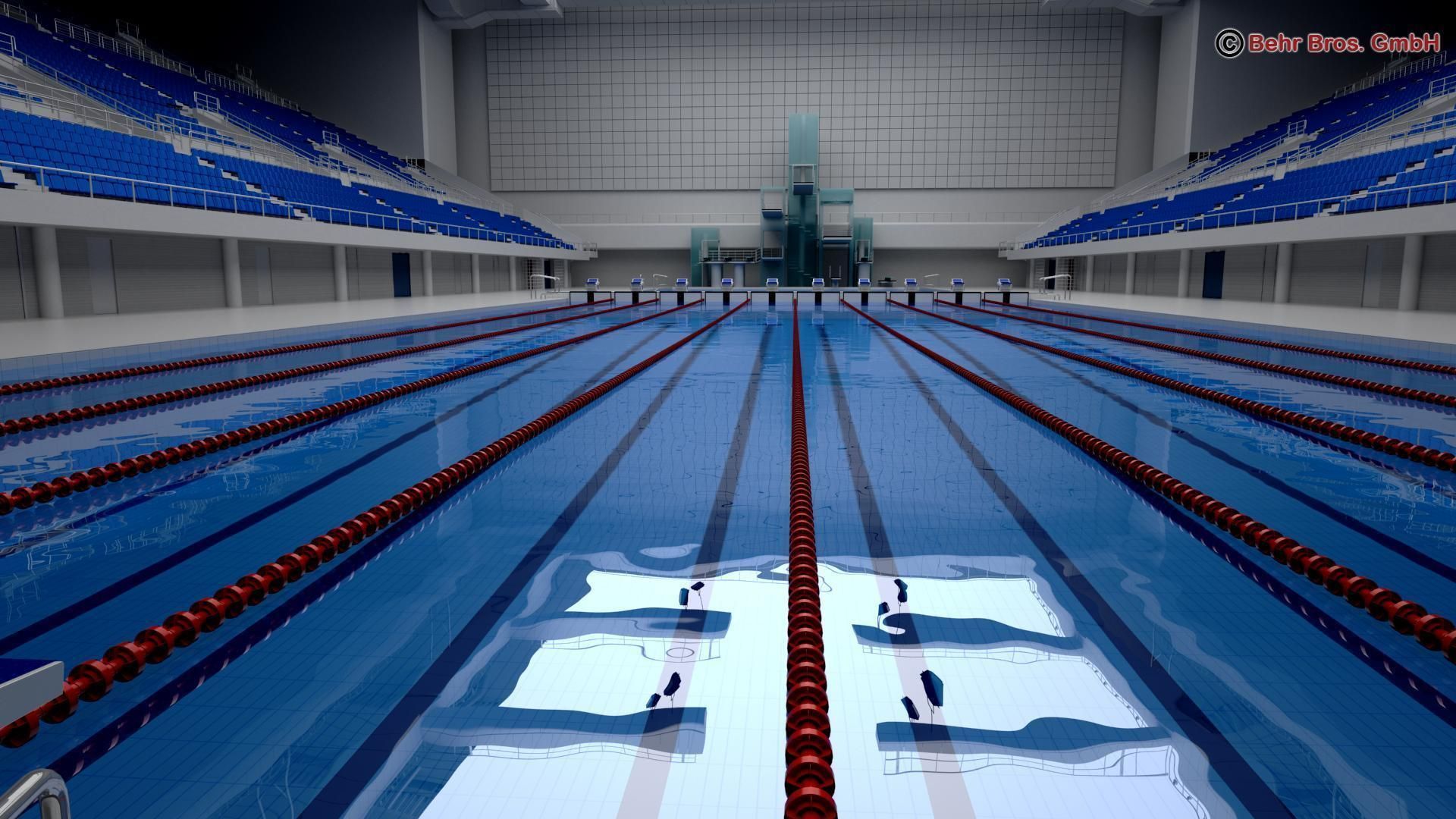 Swim Stadium 3D model_1