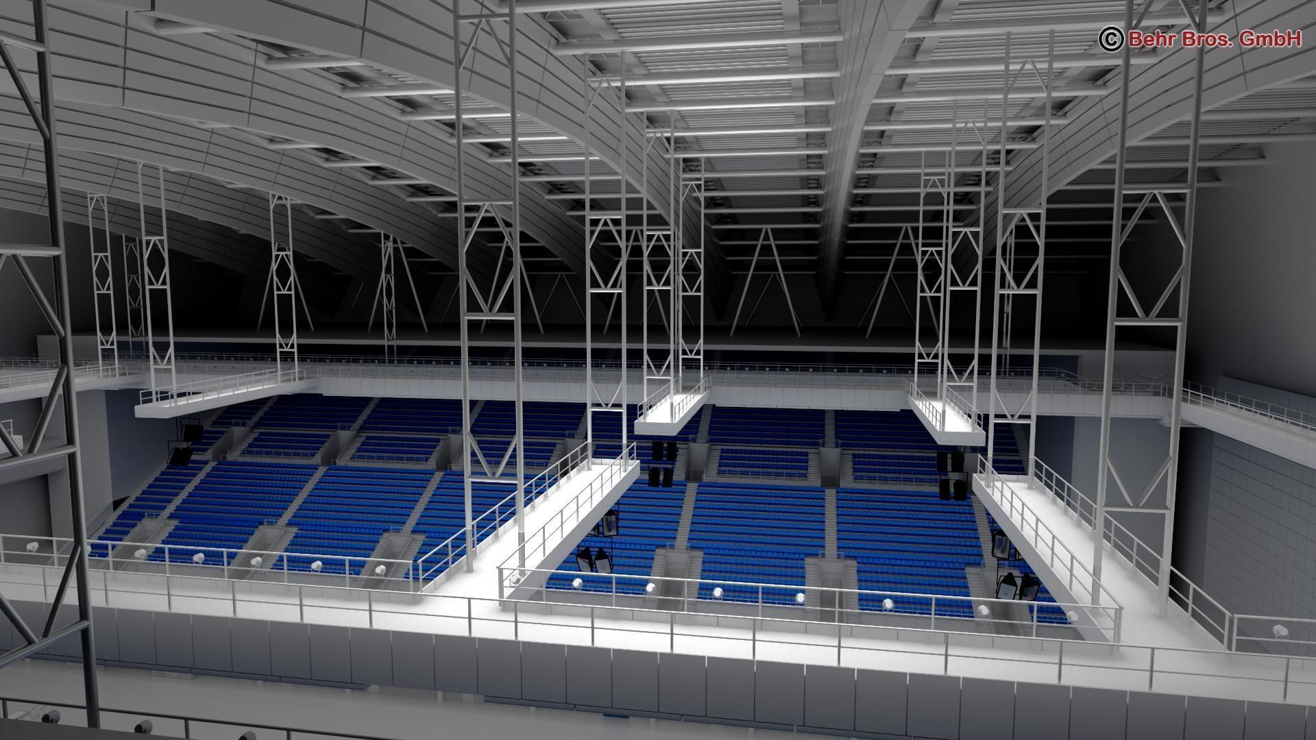 Swim Stadium 3D model_8