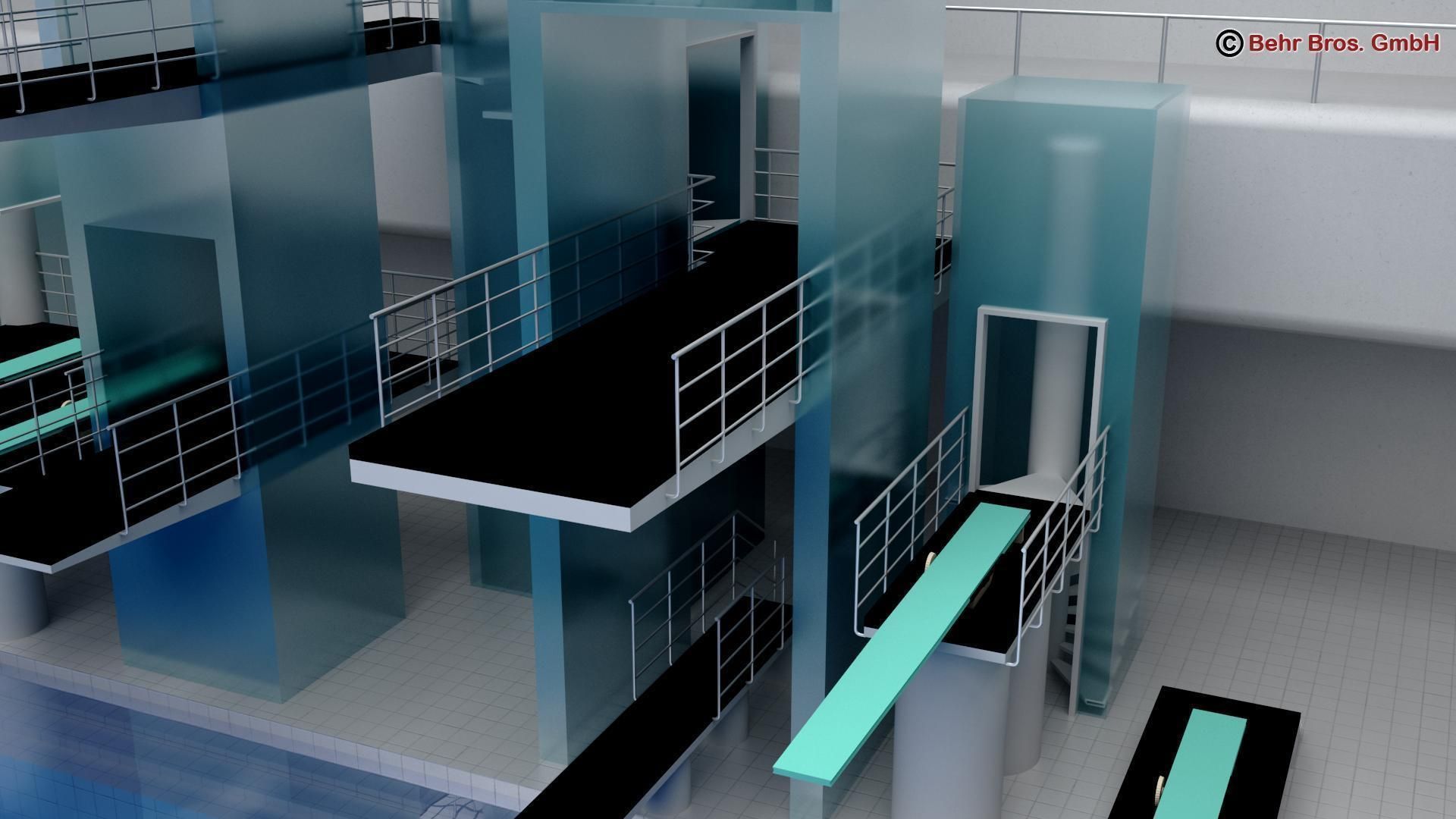 Swim Stadium 3D model_5