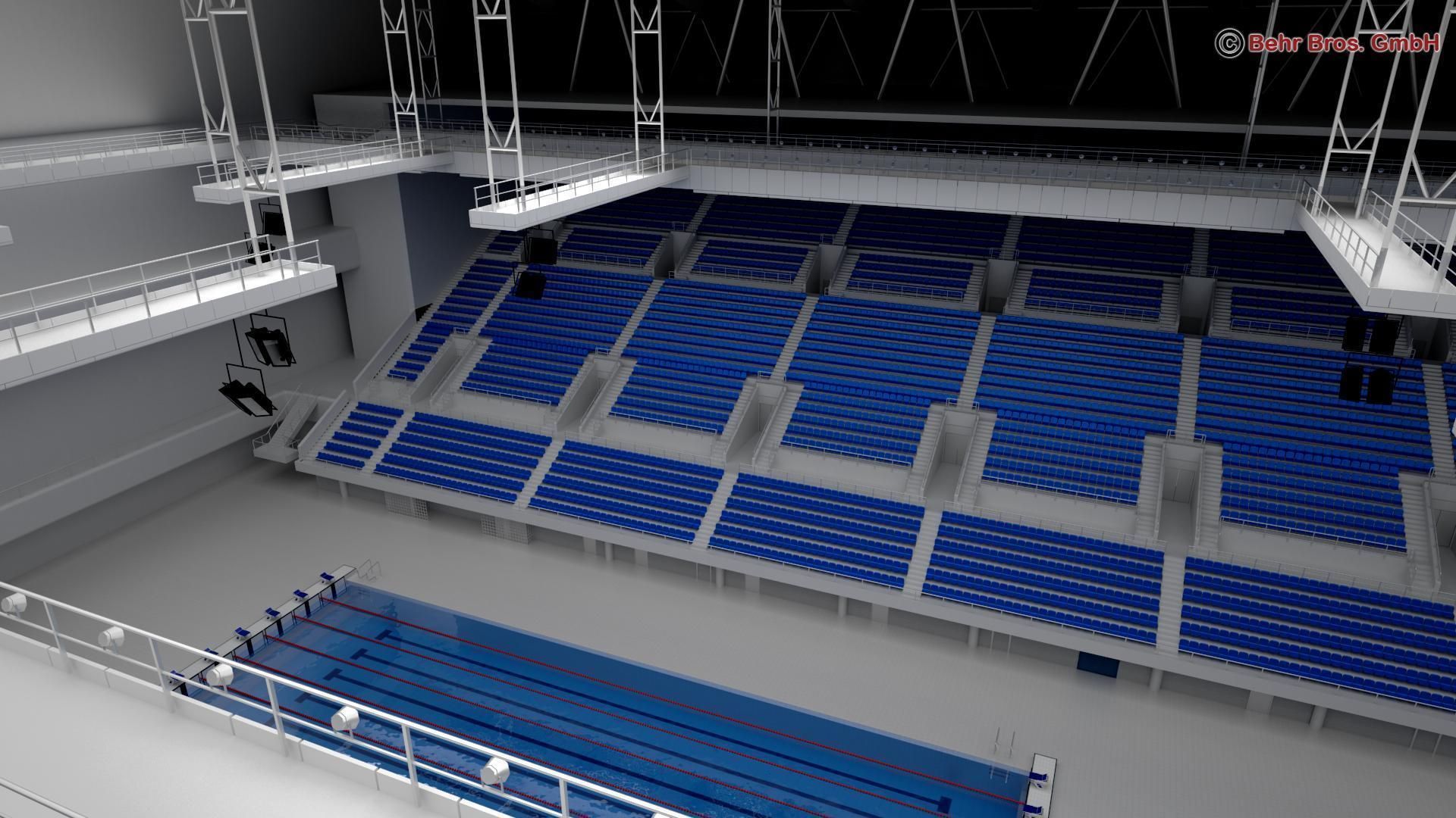 Swim Stadium 3D model_9