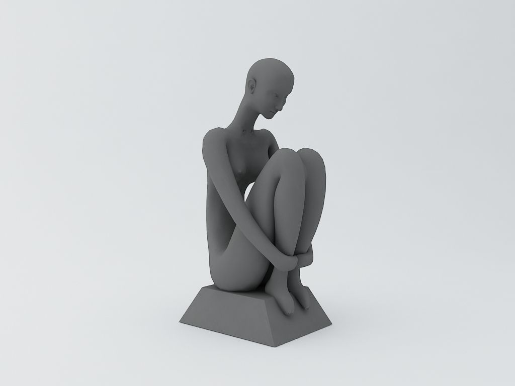 Female Sculpture 4 3D print model_5