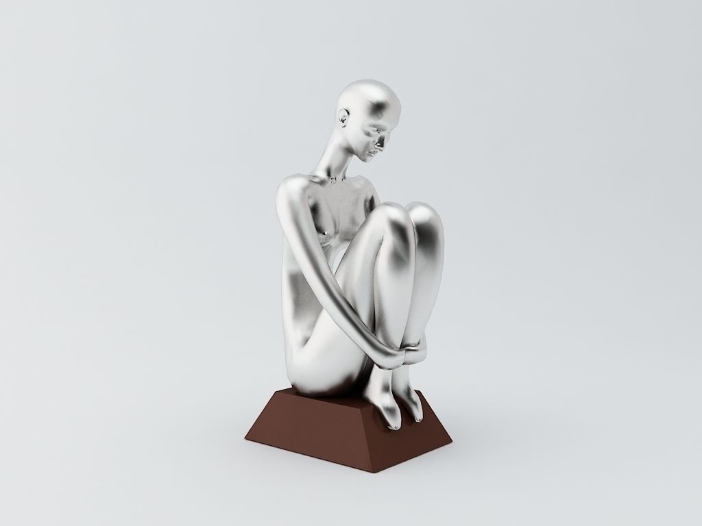 Female Sculpture 4 3D print model_1